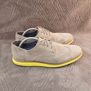 Skechers Mark Nason Mens Sz 11.5 Gray Suede Dress Shoes Oxfords.